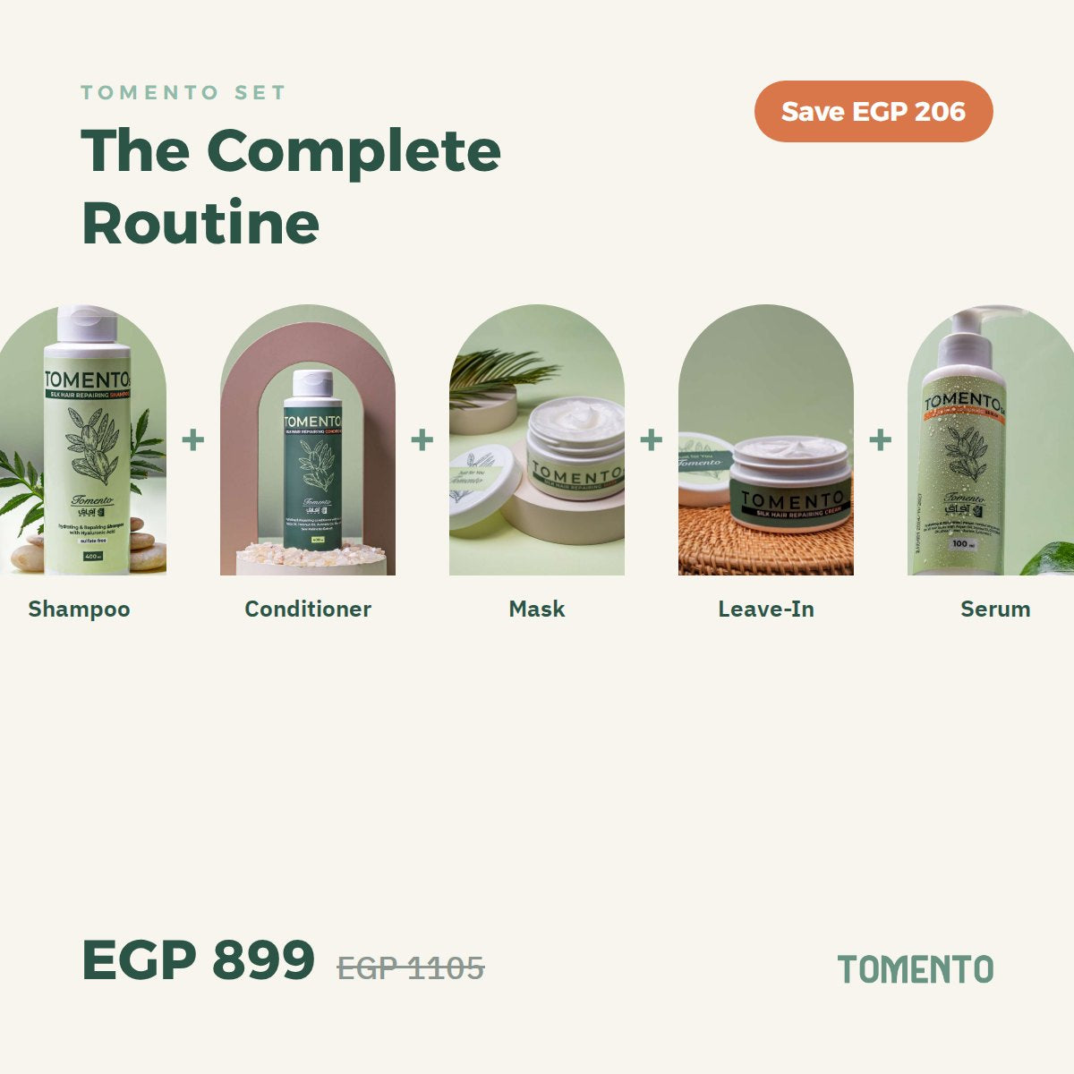 card-en: The Complete TOMENTO Routine, 5 steps